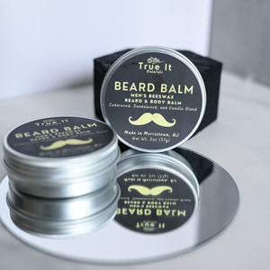 Beard & Body Balm - Local Beeswax Cream - Organic - 2 oz