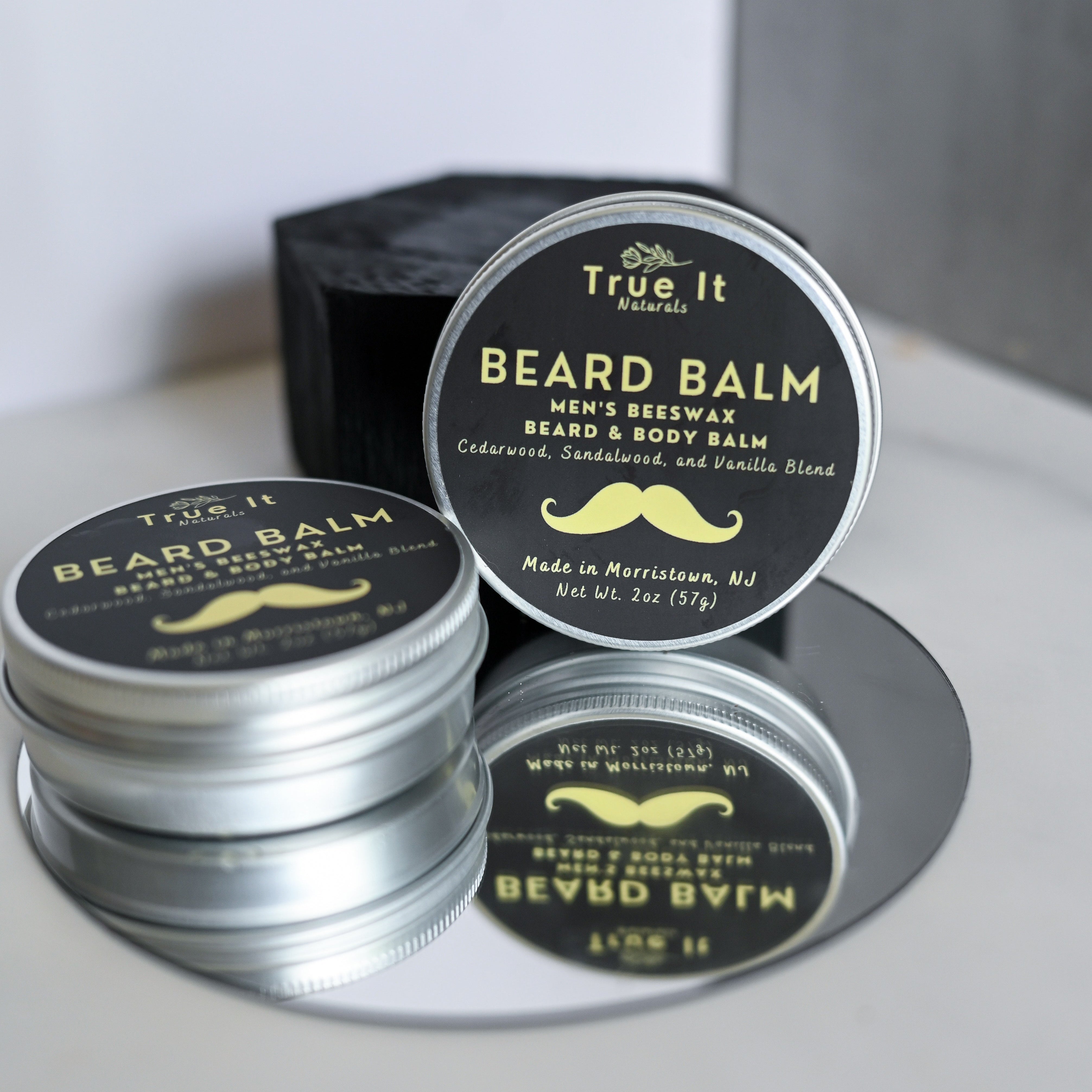 Beard & Body Balm - Local Beeswax Cream - Organic - 2 oz