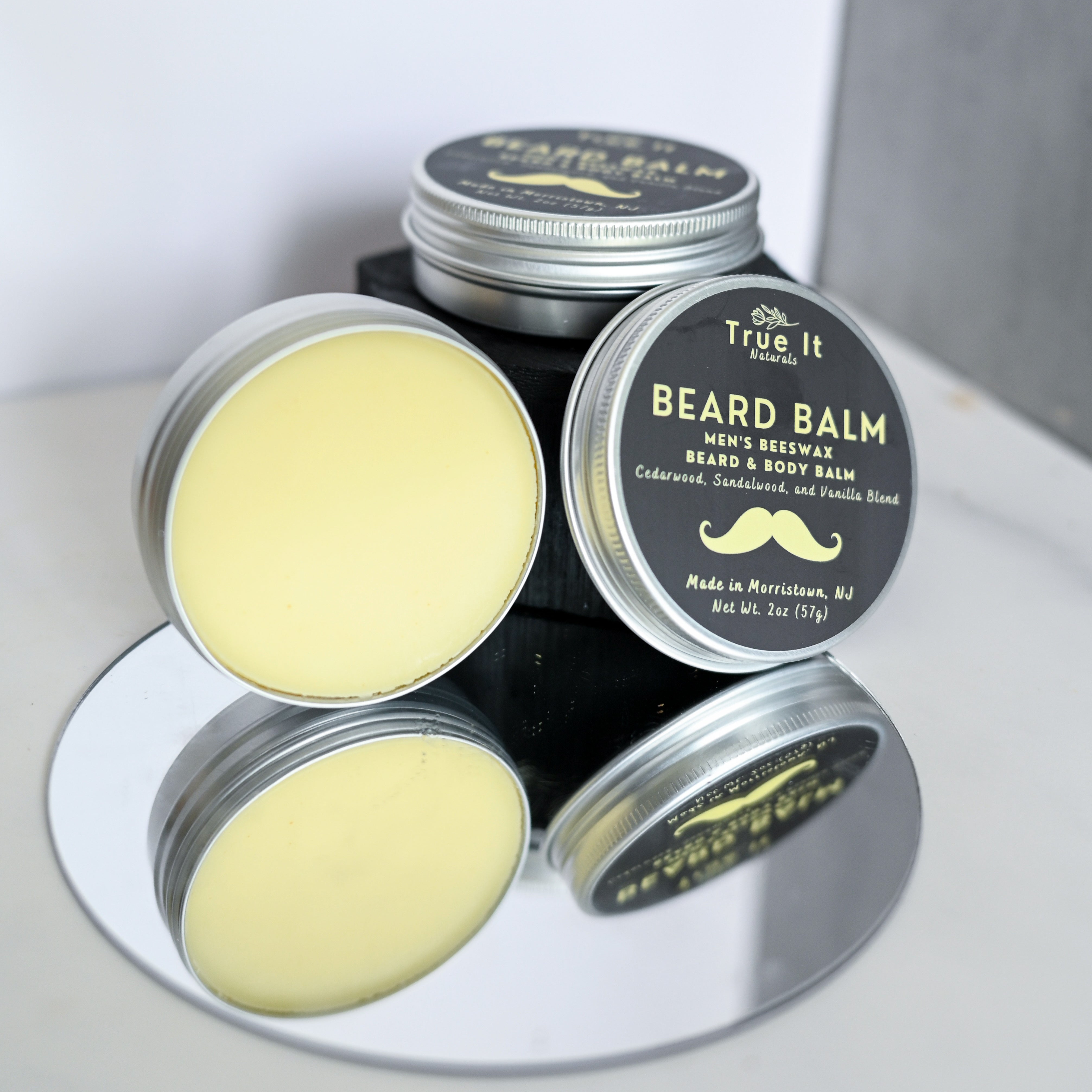 Beard & Body Balm - Local Beeswax Cream - Organic - 2 oz