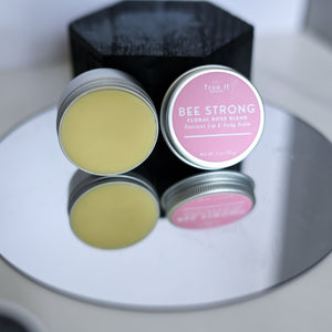 Lip & Body Balm - BEE STRONG Rose Organic - Local Beeswax - 1 oz