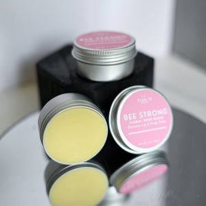 Lip & Body Balm - BEE STRONG Rose Organic - Local Beeswax - 1 oz