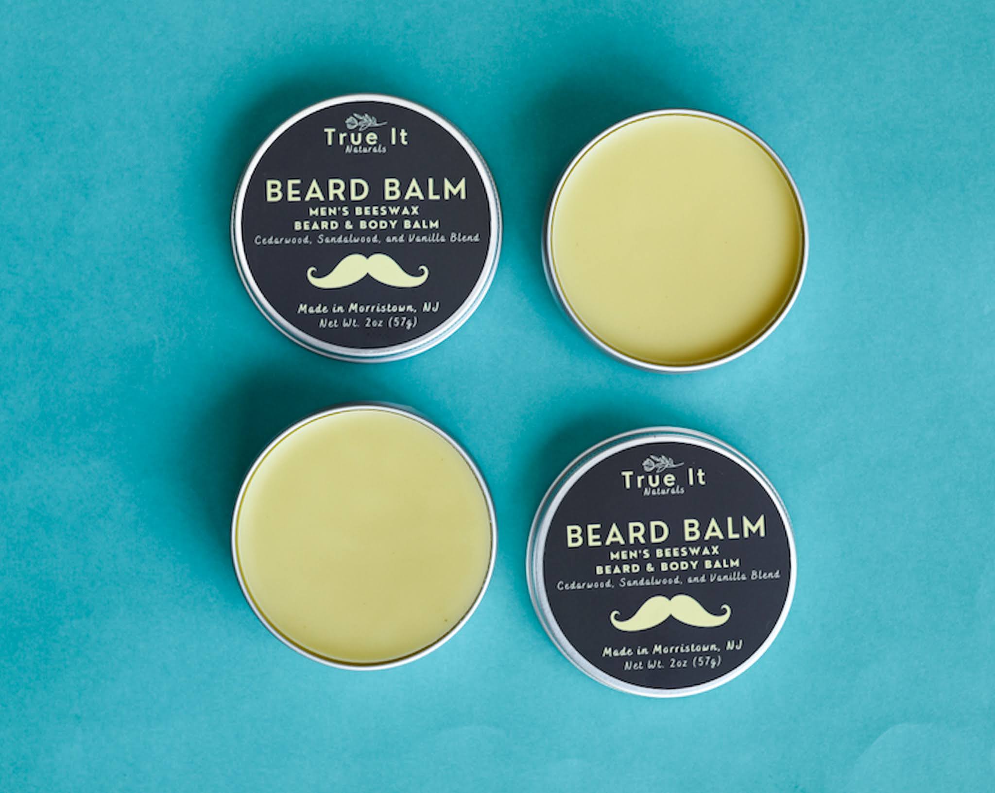 Beard & Body Balm - Local Beeswax Cream - Organic - 2 oz