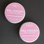 Load image into Gallery viewer, BEE STRONG Rose Local Organic Beeswax Salve - 2 oz
