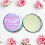 Load image into Gallery viewer, Lip Balm - BEE STRONG ROSE Organic - Local Beeswax - 1 oz
